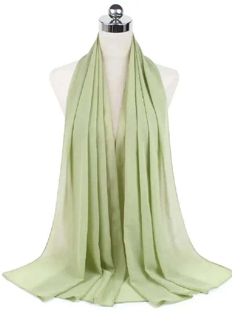 New Fashion Women Solid Muslim