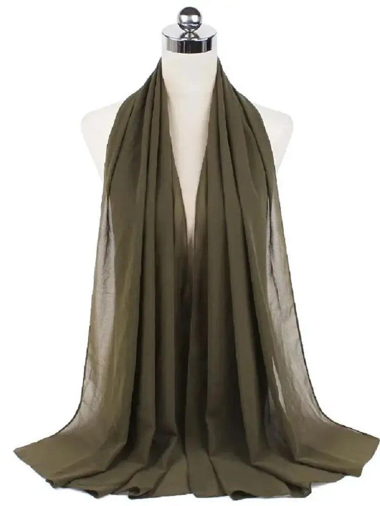 New Fashion Women Solid Muslim