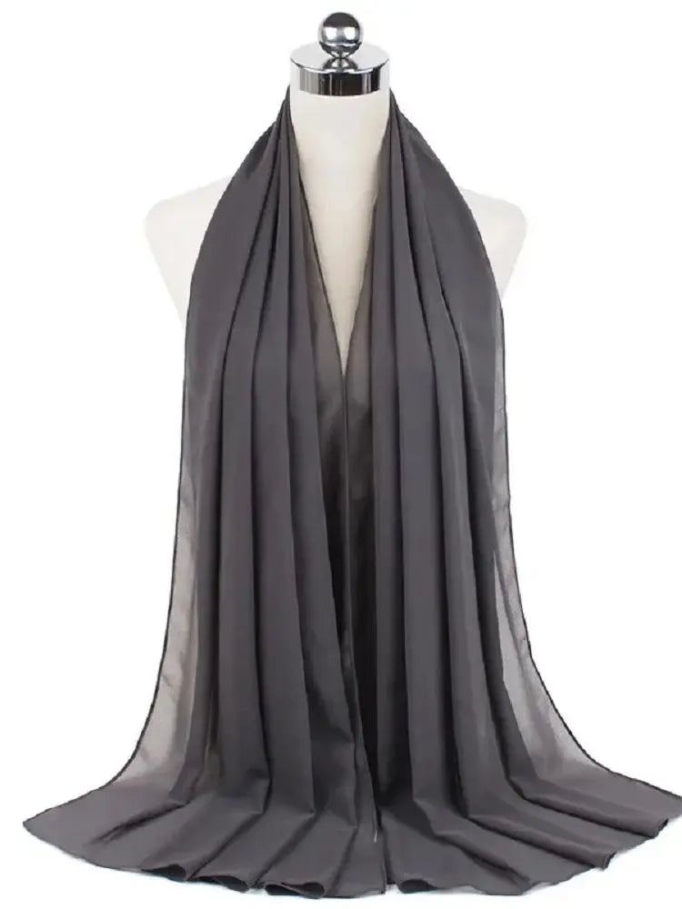 New Fashion Women Solid Muslim