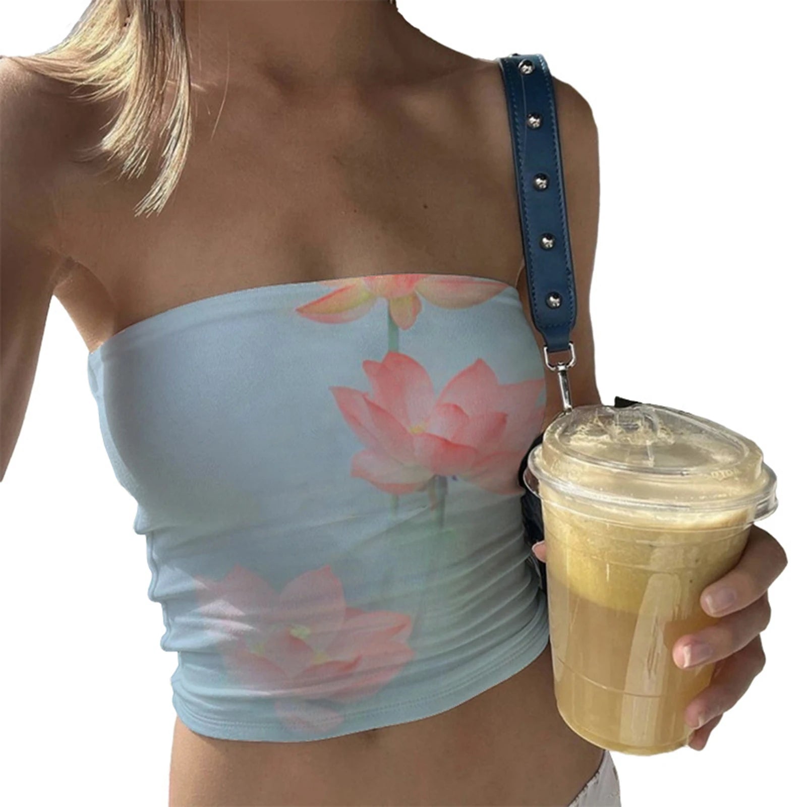 Women's Floral Print Tube Tops Summer