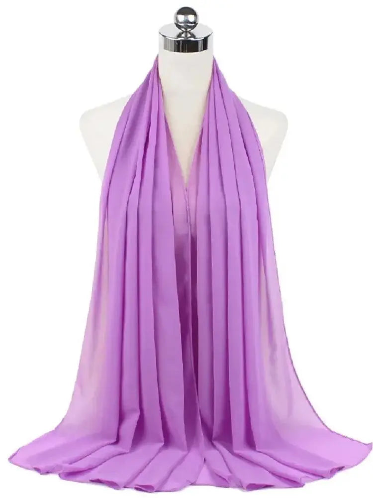 New Fashion Women Solid Muslim