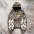 Y2K Hoodie Retro Zip Up
