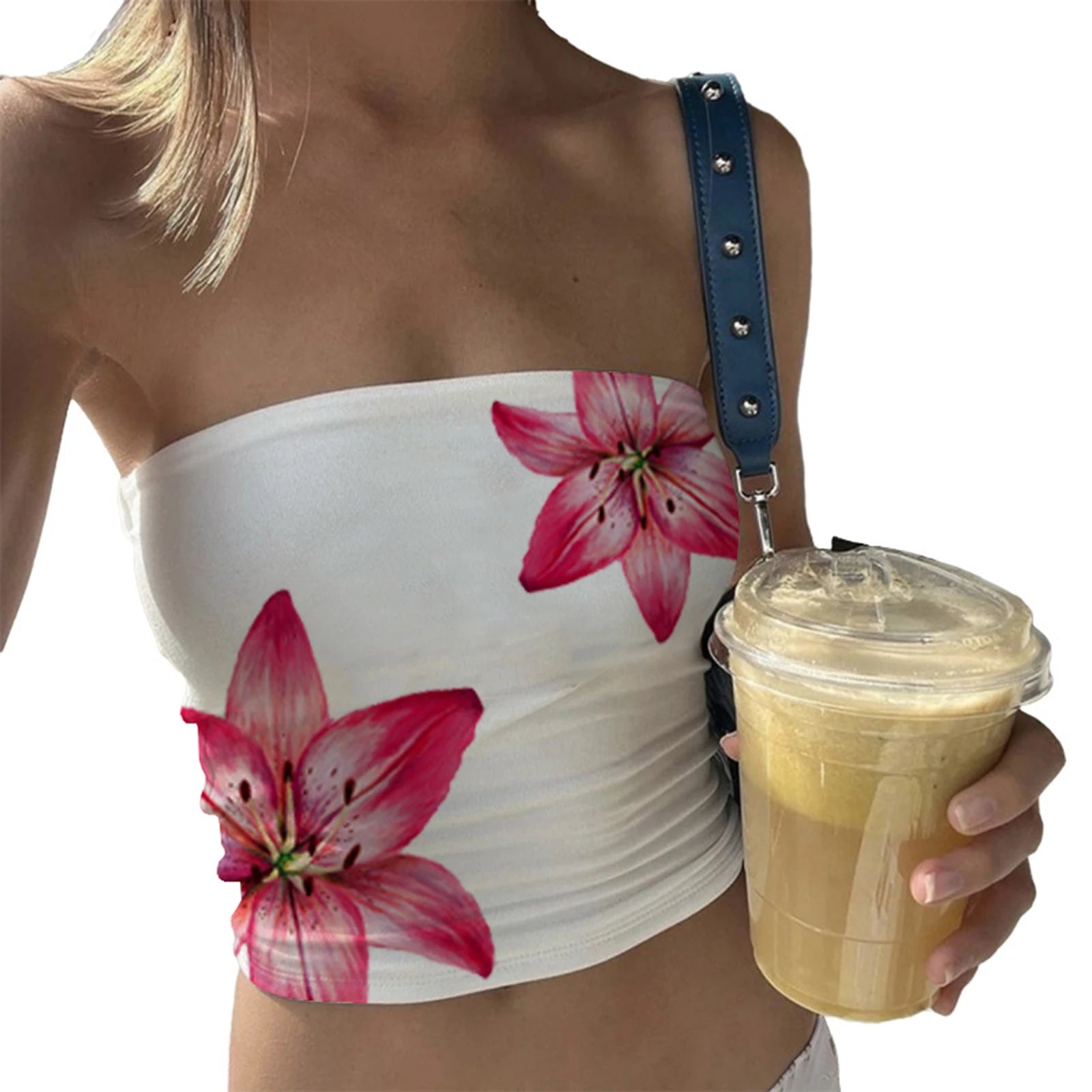 Women's Floral Print Tube Tops Summer