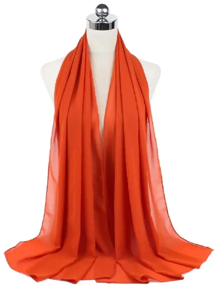 New Fashion Women Solid Muslim