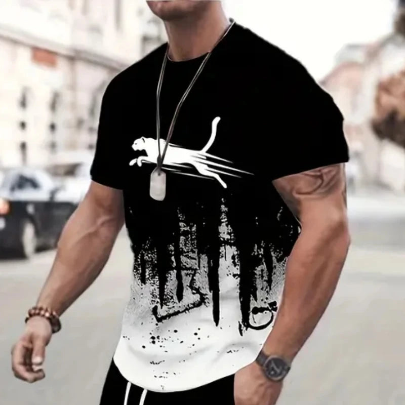 Animal T-Shirts For Men 3d Print T-Shirt