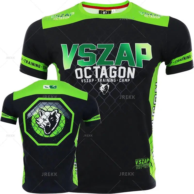 Muay Thai T Shirt Running Fitness Sports