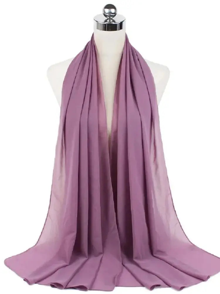 New Fashion Women Solid Muslim
