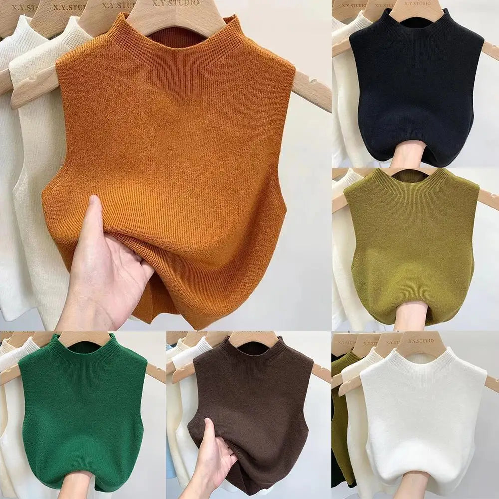Hot Women's Vest Knitted