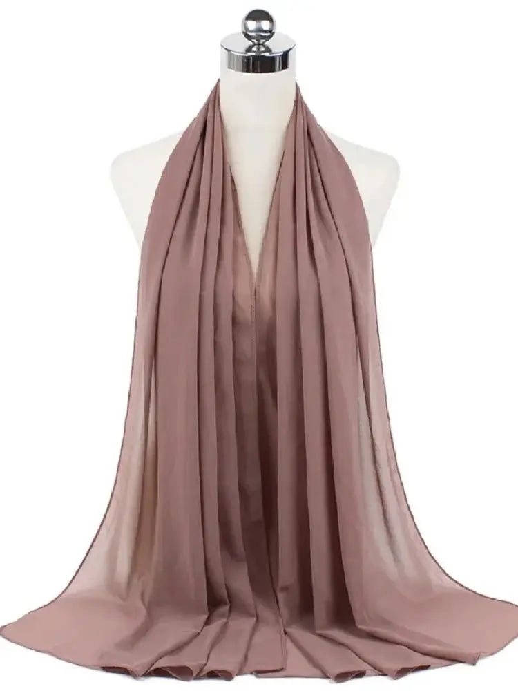 New Fashion Women Solid Muslim