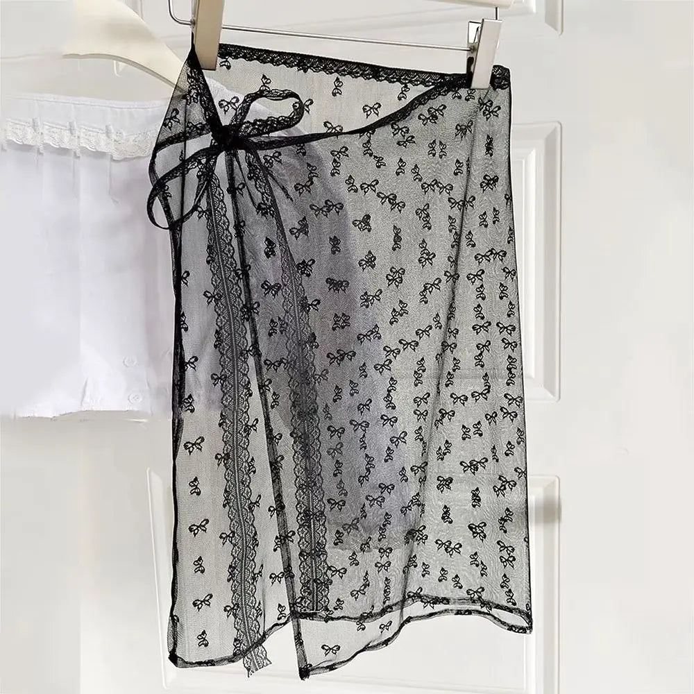 Korean Fashion Floral Skirt Spring Summer
