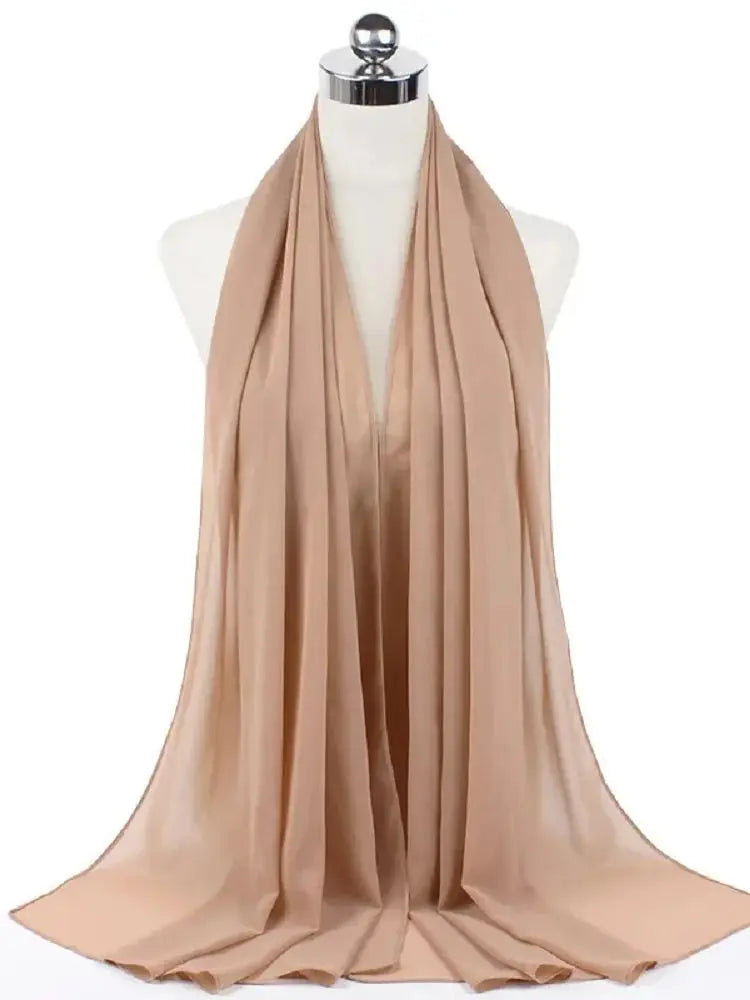 New Fashion Women Solid Muslim