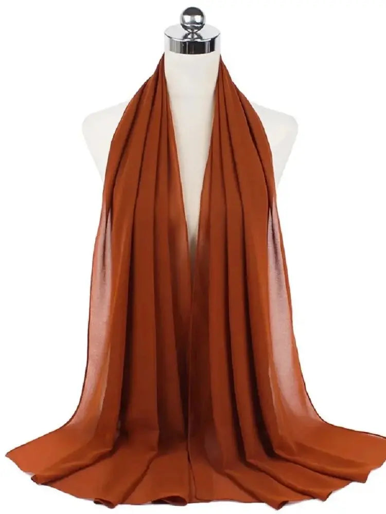 New Fashion Women Solid Muslim