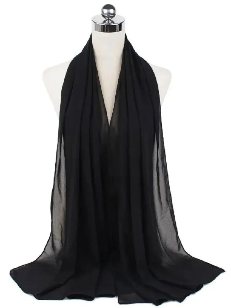 New Fashion Women Solid Muslim