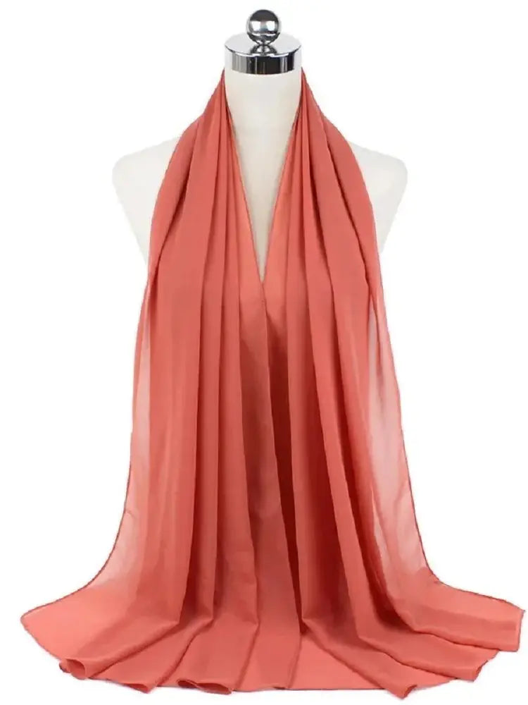 New Fashion Women Solid Muslim