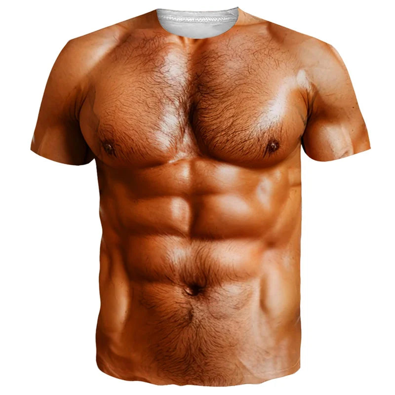 Funny Bikini Graphic T Shirts For Men 3d